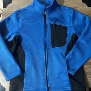 FADED GLORY Men's Full Zip Fleece Lined Jacket Blue/Black Size M (38-40)